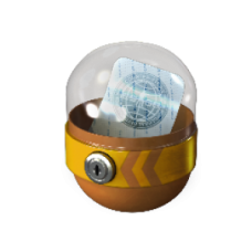 Capsule with sticker 2