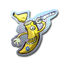 Sticker | Silly banana (metal)