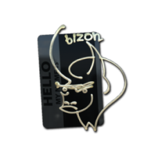 Sticker | Hello, PP-19 "Bizon" (gold)