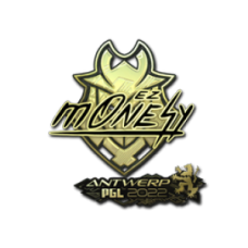 Sticker | m0NESY (Gold) | Antwerp 2022