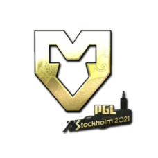 Sticker | MOUZ (Gold) | Stockholm 2021