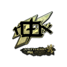 Sticker | rox (Gold) | Antwerp 2022