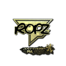 Sticker | ropz (Gold) | Antwerp 2022