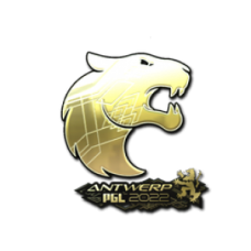 Sticker | FURIA (gold) | Antwerp 2022