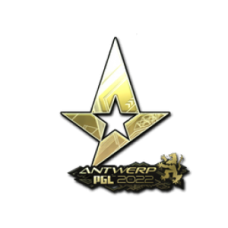 Sticker | Astralis (Gold) | Antwerp 2022