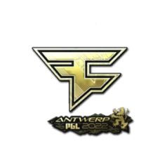 Sticker | FaZe Clan (Gold) | Antwerp 2022