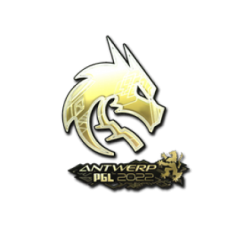 Sticker | Team Spirit (Gold) | Antwerp 2022